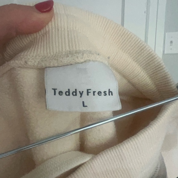 Teddy Fresh Cream Hoodie Set (Sweatshirt + Sweatpants) - Picture 5 of 6